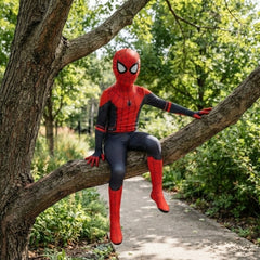 Superhero Suit for Boys | Kids Spiderman Costume | Toddler Far From Home Jumpsuit with Detachable Mask