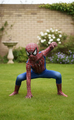 Spider-Man Costume for Kids | Boys & Girls Raimi Spider-Man Halloween Outfit | Toddler Cosplay Suit