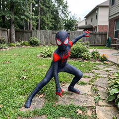 Black Red Spider Hero Costume for Kids | Superhero Bodysuit | Halloween Cosplay Outfit